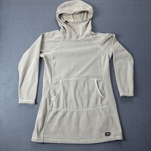 Mountain Hardwear Summit Grid Dress - Women's Small Beige Fleece Waffle